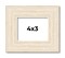 4x3 Wide Barnwood Picture Frame with UV-Resistant Acrylic & Acid Free Backing, Available in 6 Paint Finishes - Grey, Brown, White, and Black